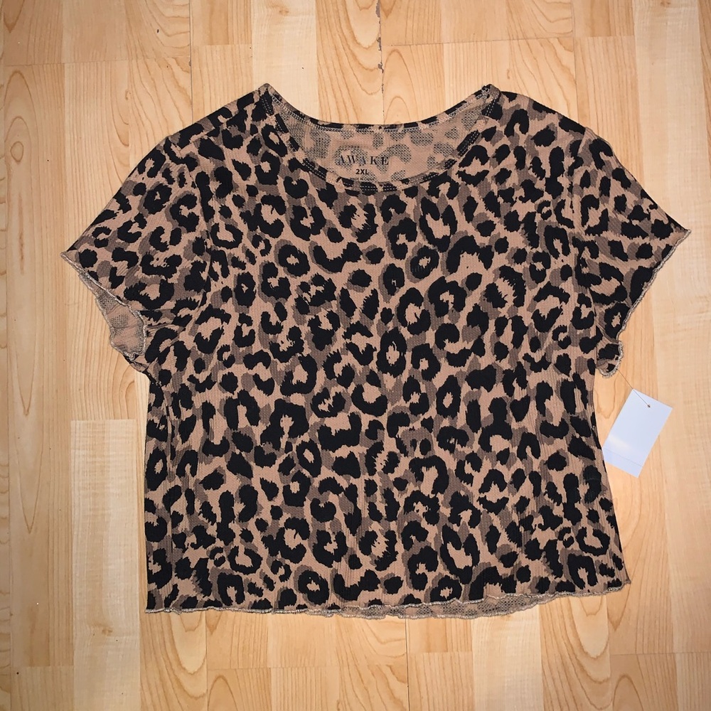 Cheetah Print Crop Top!